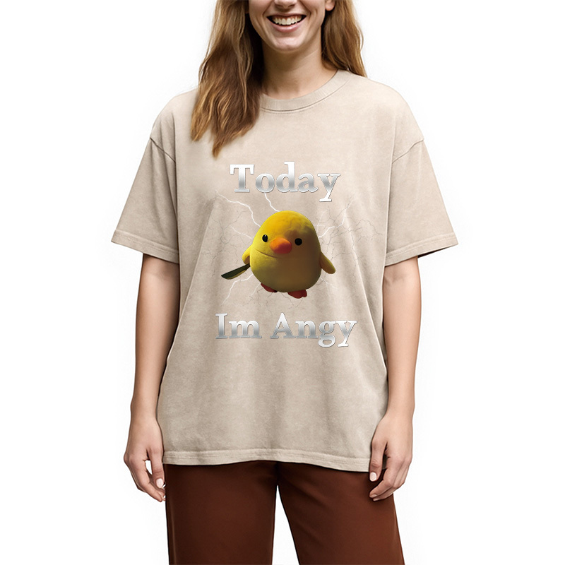 Today I'm Angry Washed T-Shirt