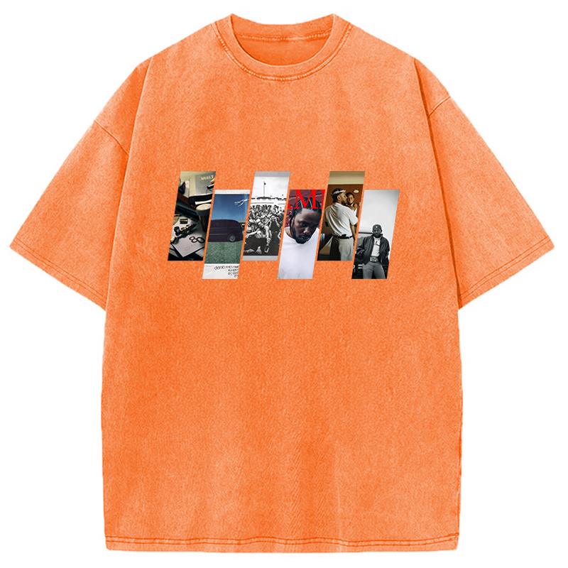 Kendrick Lamar Albums Washed T-Shirt
