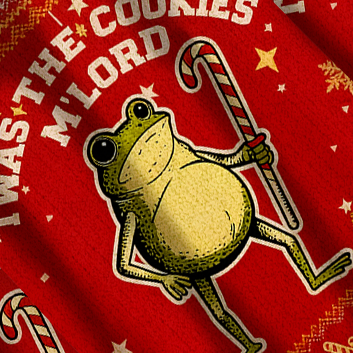 Baddiecat Twas The Cookies M'lord Christmas Ugly Sweatshirt