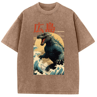 Hiroshima Godzilla Vintage Washed T-Shirt