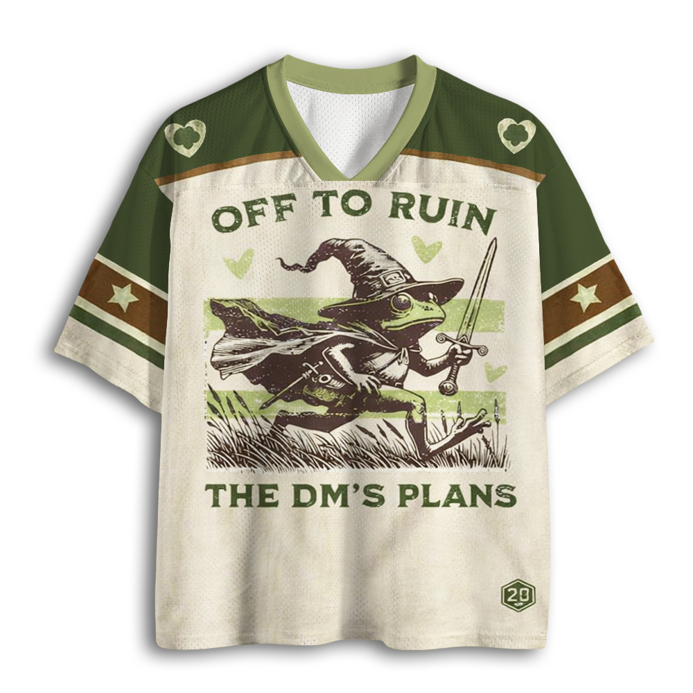 Baddiecat Off To Ruin The DM's Plans Mesh Jersey