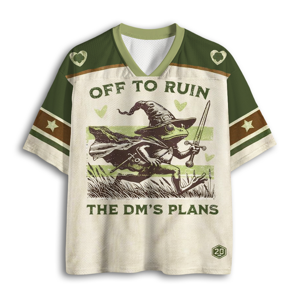 Baddiecat Off To Ruin The DM's Plans Mesh Jersey