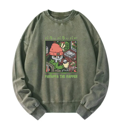 PaRappa the Rapper MF DOOM Washed Sweatshirt