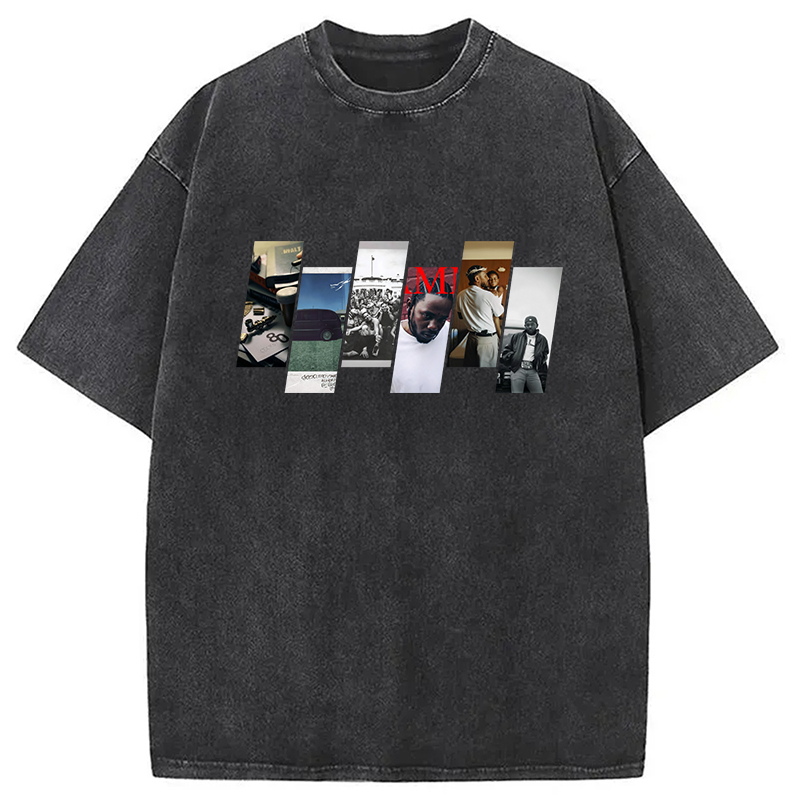 Kendrick Lamar Albums Washed T-Shirt