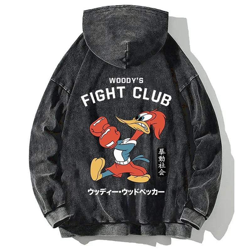 Fight Club Back Washed Hoodie