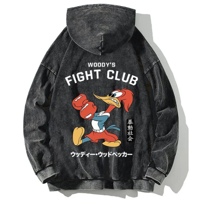 Fight Club Back Washed Hoodie