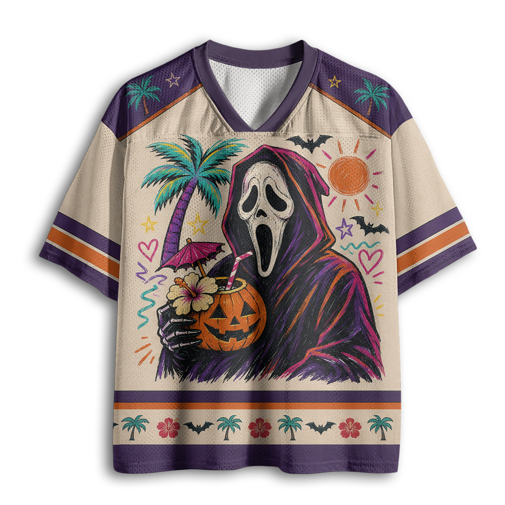 Baddiecat Summerween Ghost Mesh Jersey