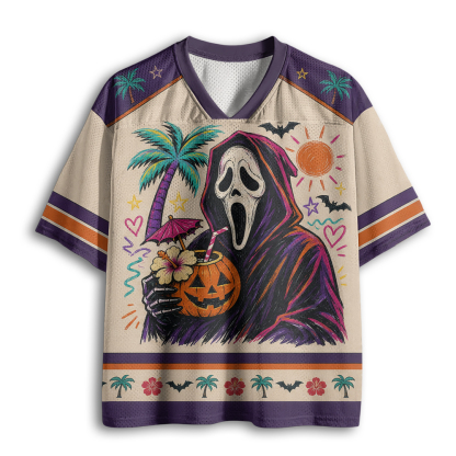 Baddiecat Summerween Ghost Mesh Jersey