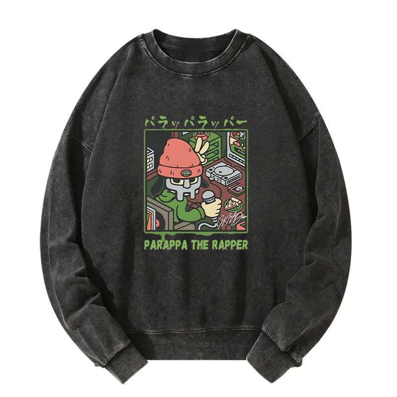 PaRappa the Rapper MF DOOM Washed Sweatshirt