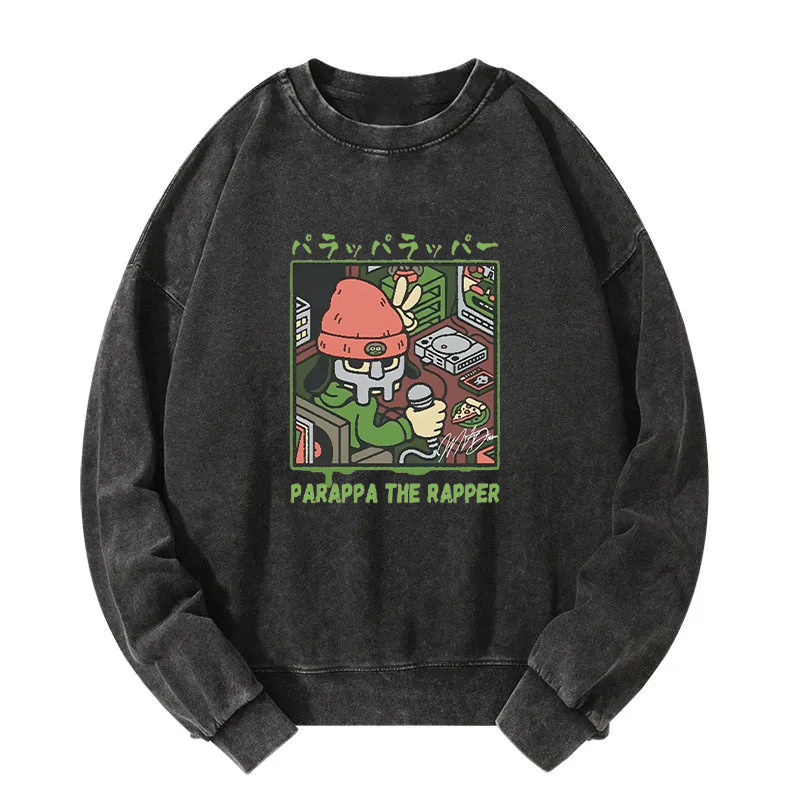 PaRappa the Rapper MF DOOM Washed Sweatshirt