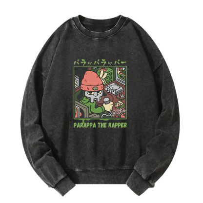 PaRappa the Rapper MF DOOM Washed Sweatshirt