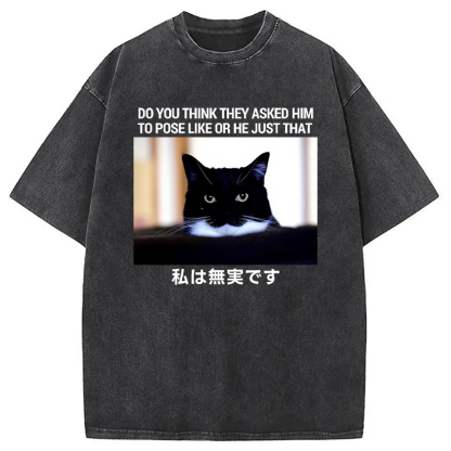 Do You Think Washed T-Shirt