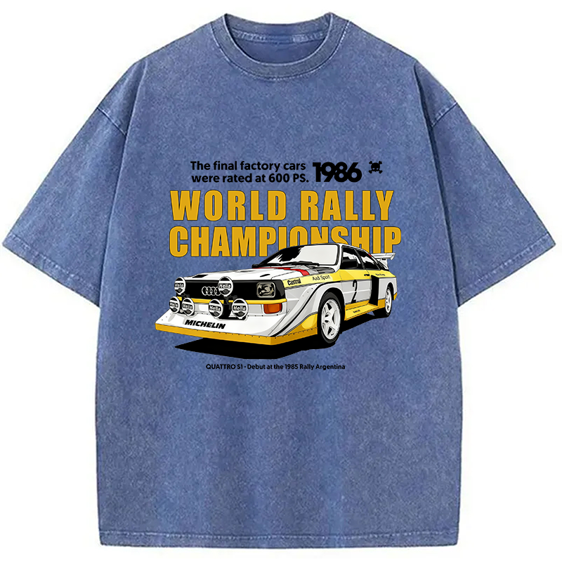 1986 World Rally Championship Washed T-Shirt