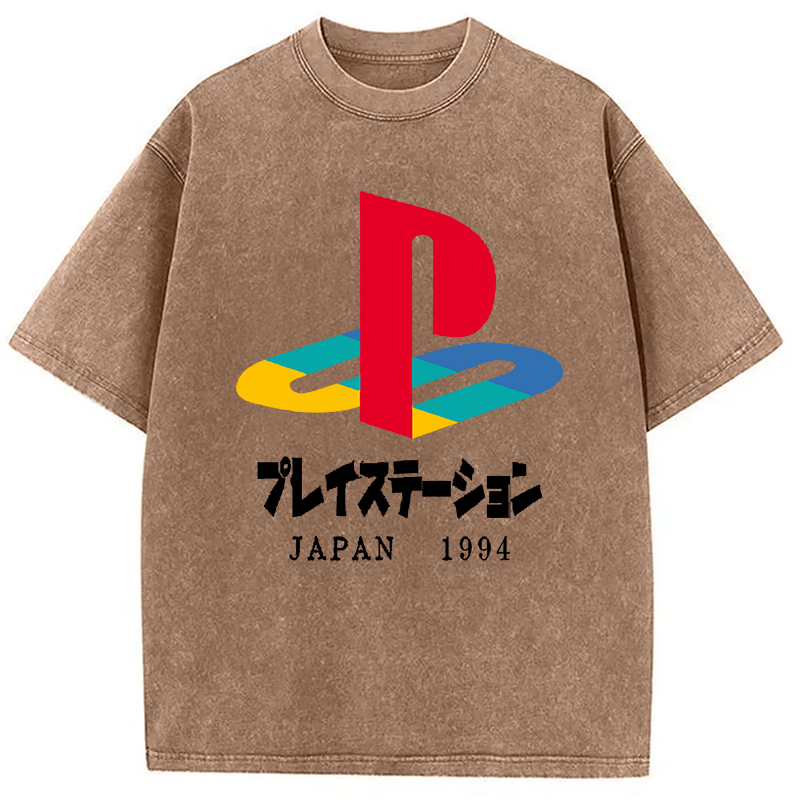 Sony Playstation Japanese Washed T-Shirt