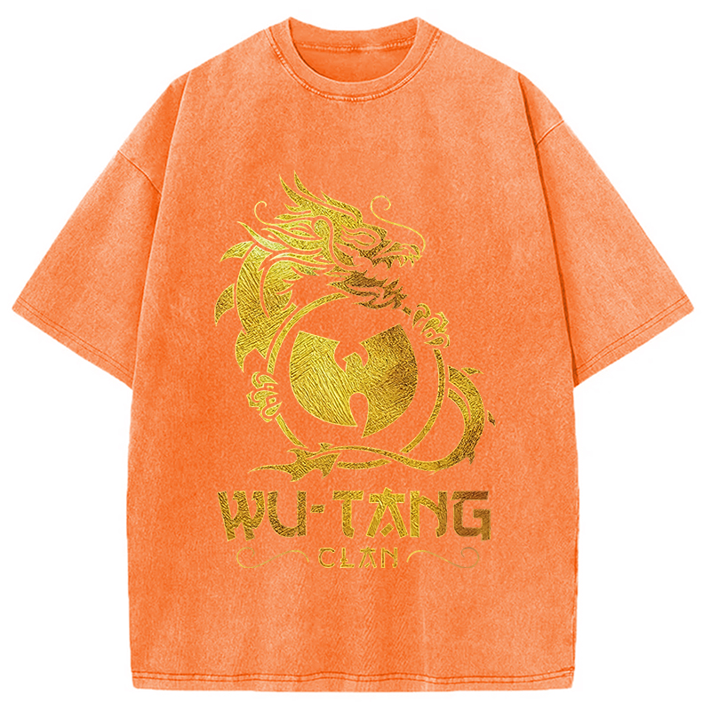 Wu Tang Clan Dragon Washed T-Shirt