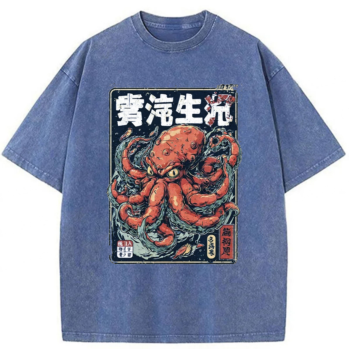 Tokyoviva Monster Octopus Washed T-shirt