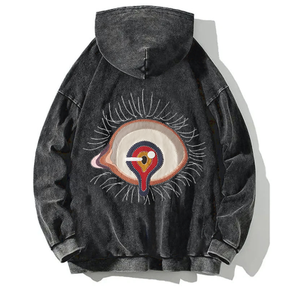 Tearful Eyes Back Washed Hoodie