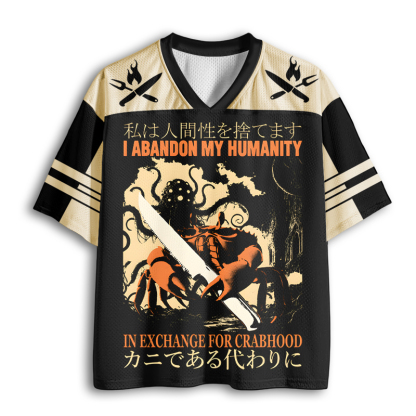 Baddiecat I Abandon My Humanity Crabhood Mesh Jersey