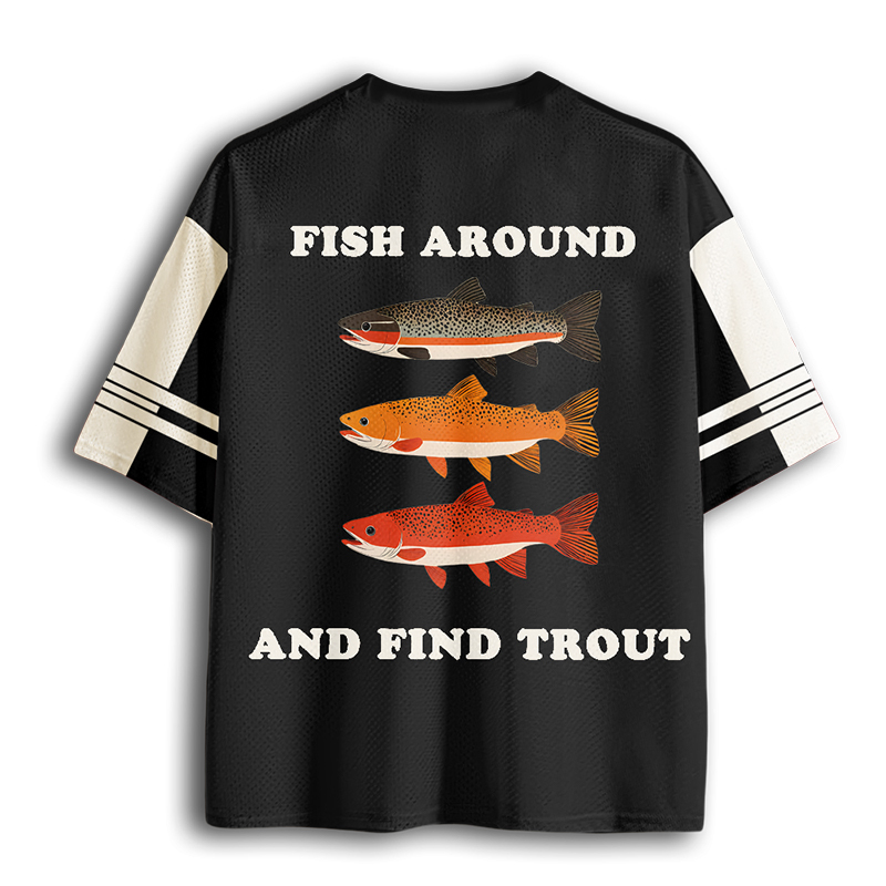 Baddiecat Fish Around And Trout Mesh Jersey