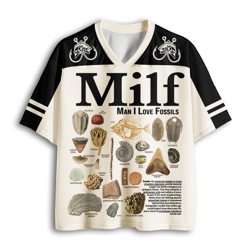 Tokyoviva MILF Man I Love Fossils Mesh Jersey