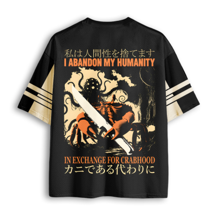 Baddiecat I Abandon My Humanity Crabhood Mesh Jersey