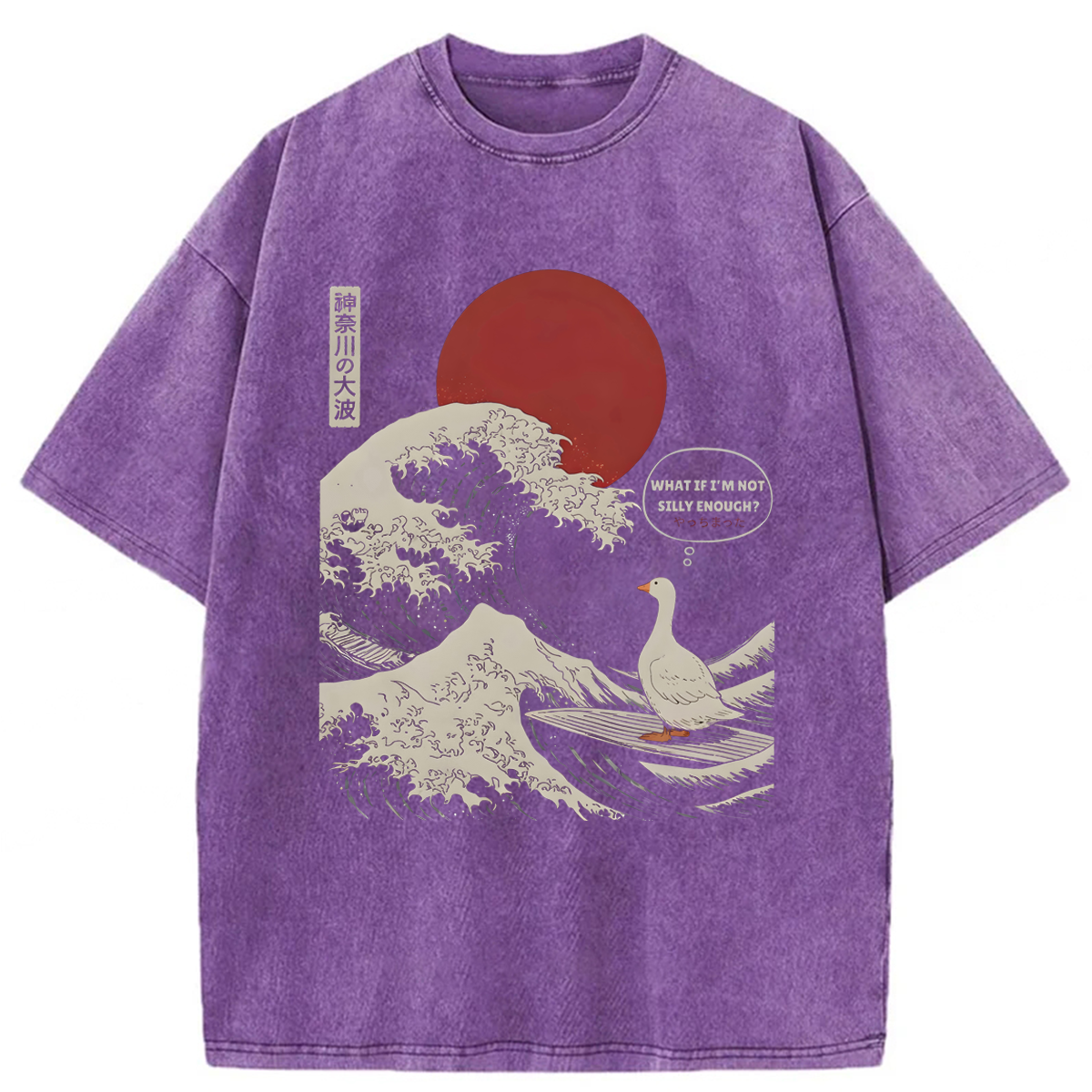Tokyoviva Silly Goose Japanese Wave Washed T-shirt