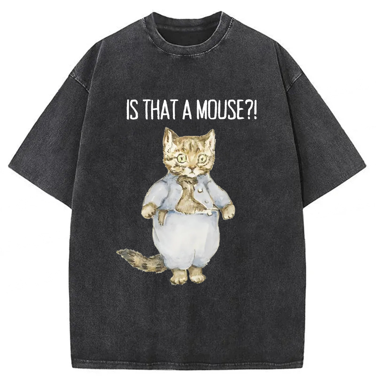 Tokyoviva Startled Cat Washed T-shirt