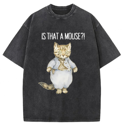 Tokyoviva Startled Cat Washed T-shirt