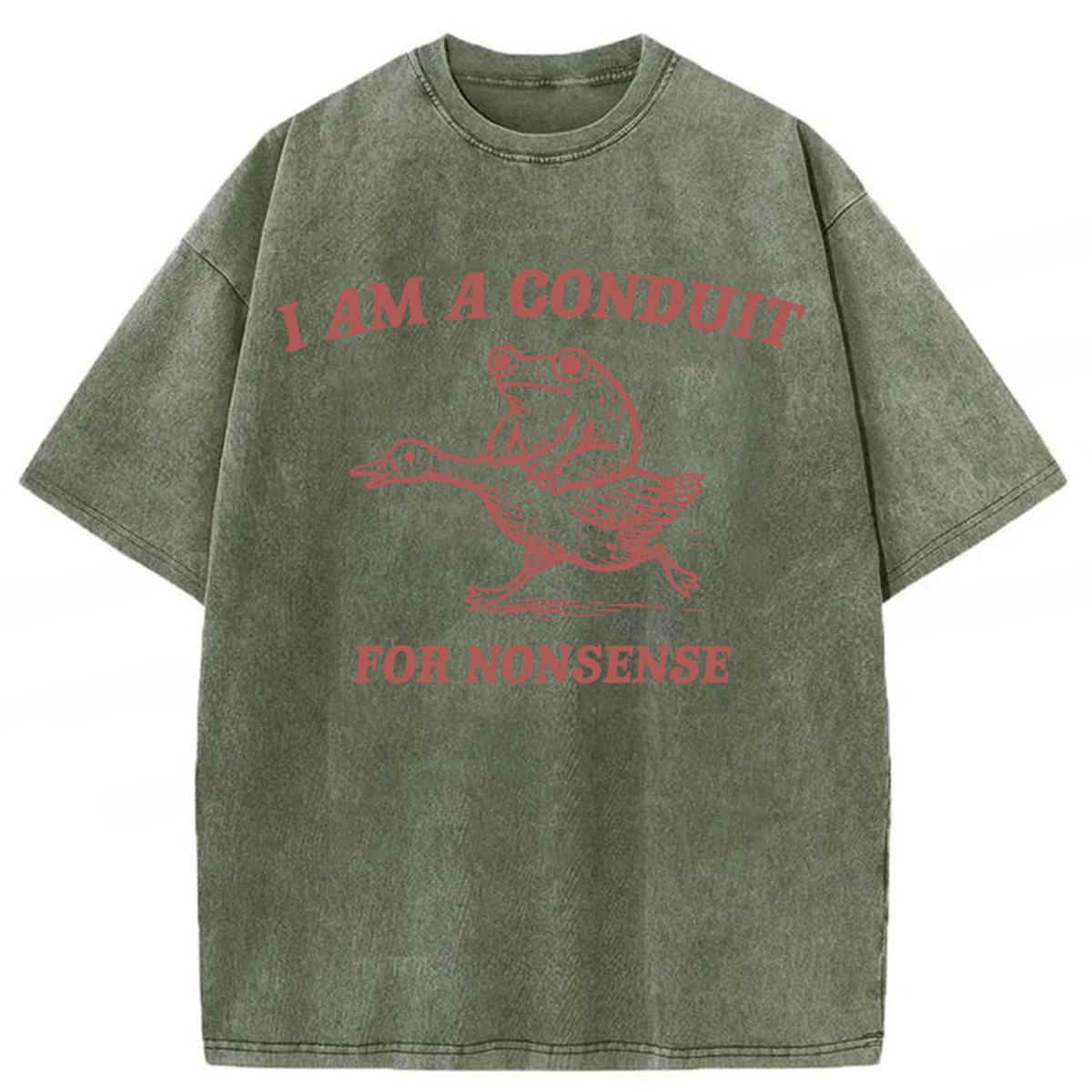 Tokyoviva I Am A Conduit For Nonsense Washed T-shirt