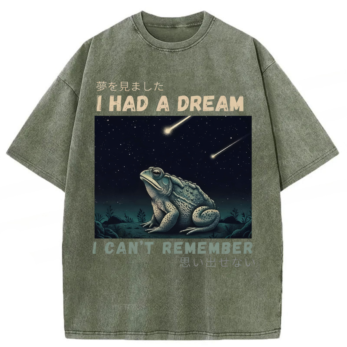 Tokyoviva I Had A Dream Toad Washed T-shirt