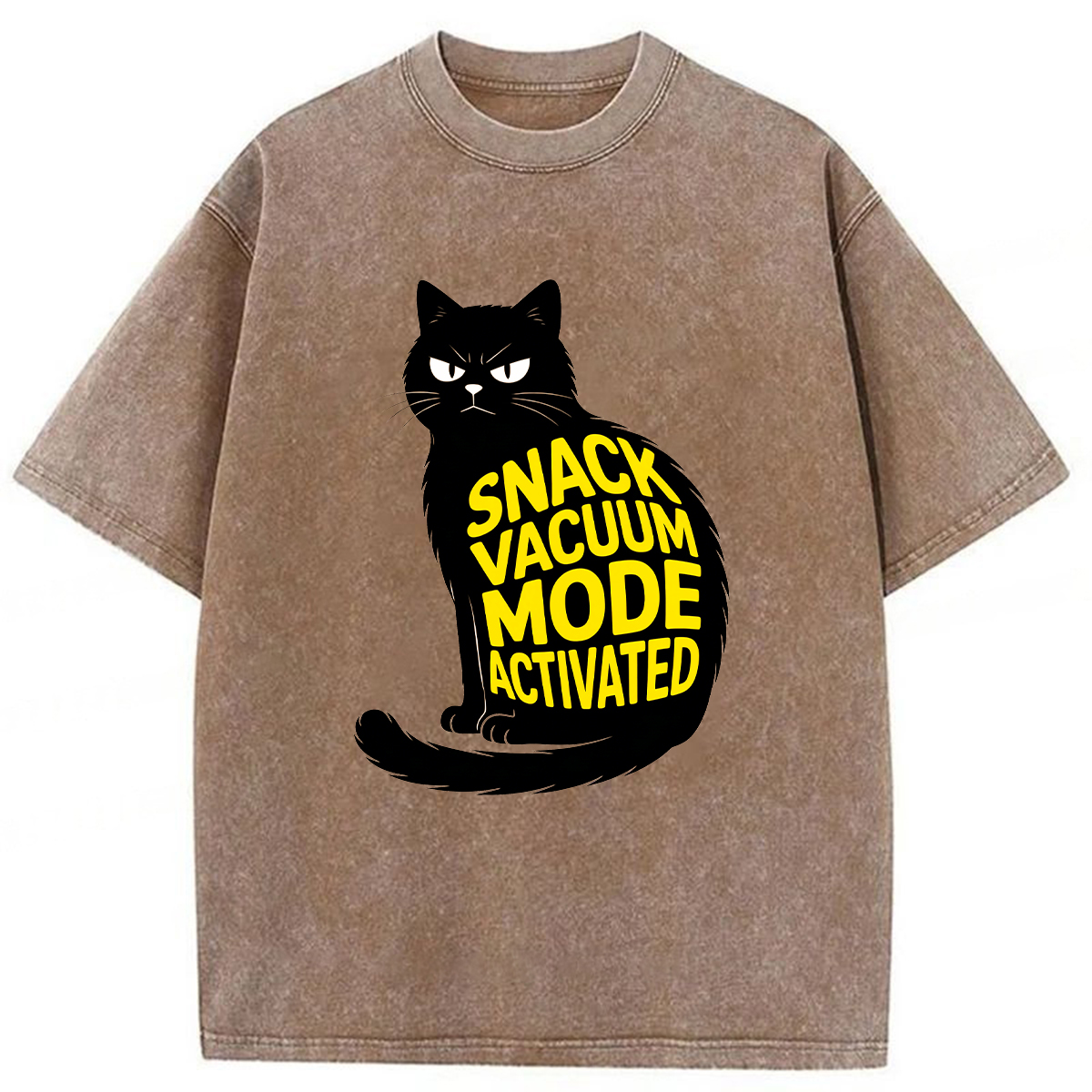 Tokyoviva Snack Vacuum Mode Activated Washed T-Shirt