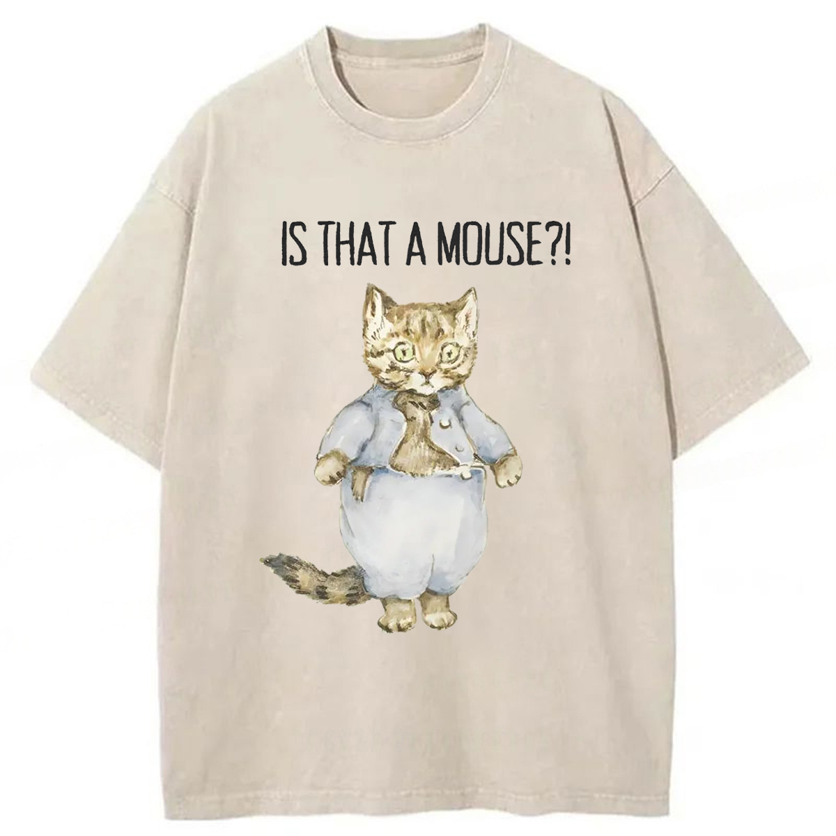 Tokyoviva Startled Cat Washed T-shirt