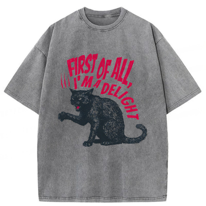 Tokyoviva Pistachio Cat Washed T-shirt