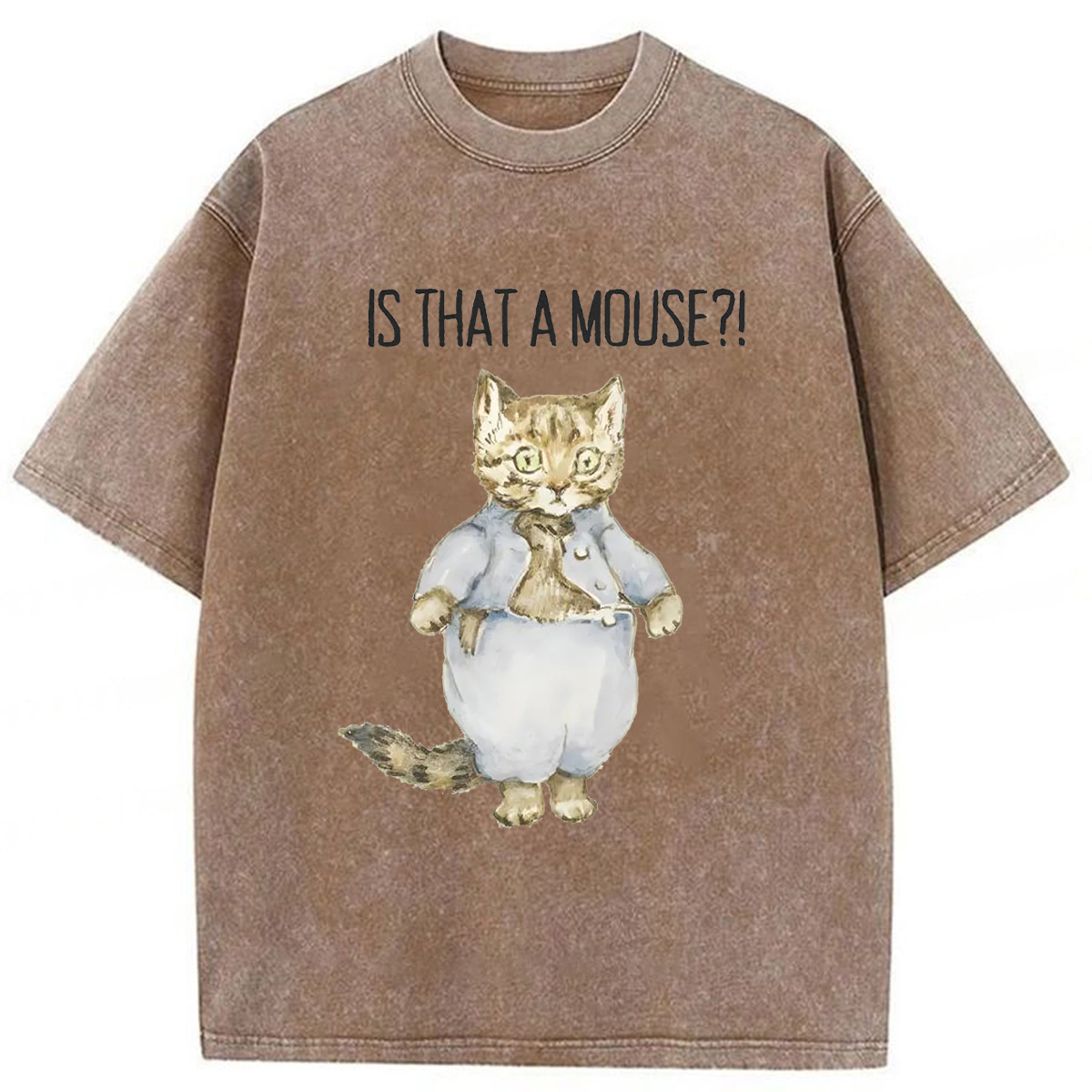 Tokyoviva Startled Cat Washed T-shirt