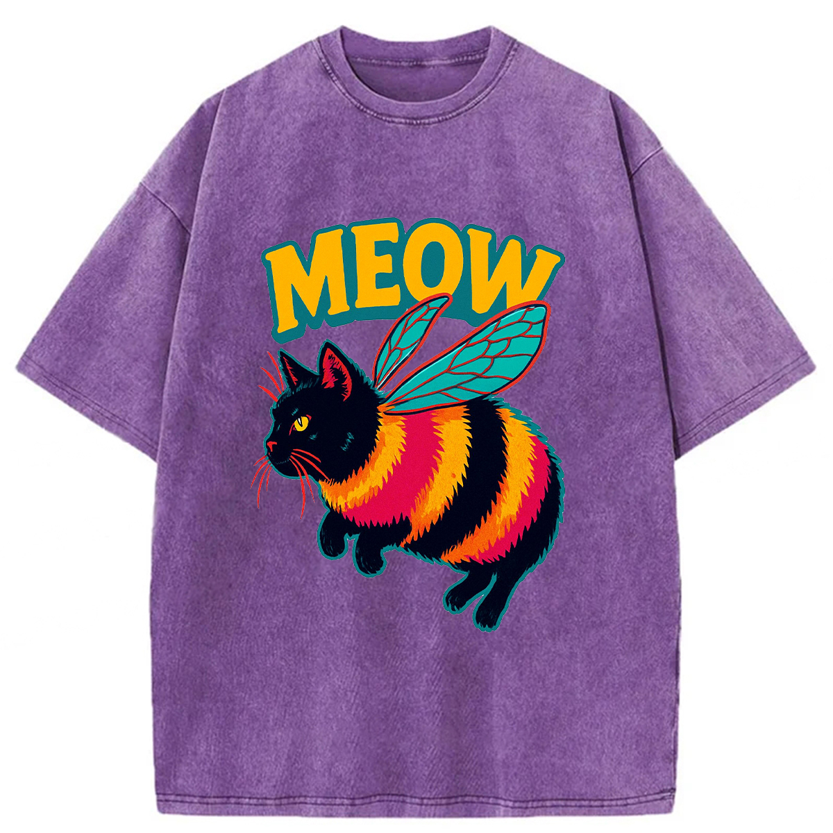 Tokyoviva Bee Cat Washed T-shirt