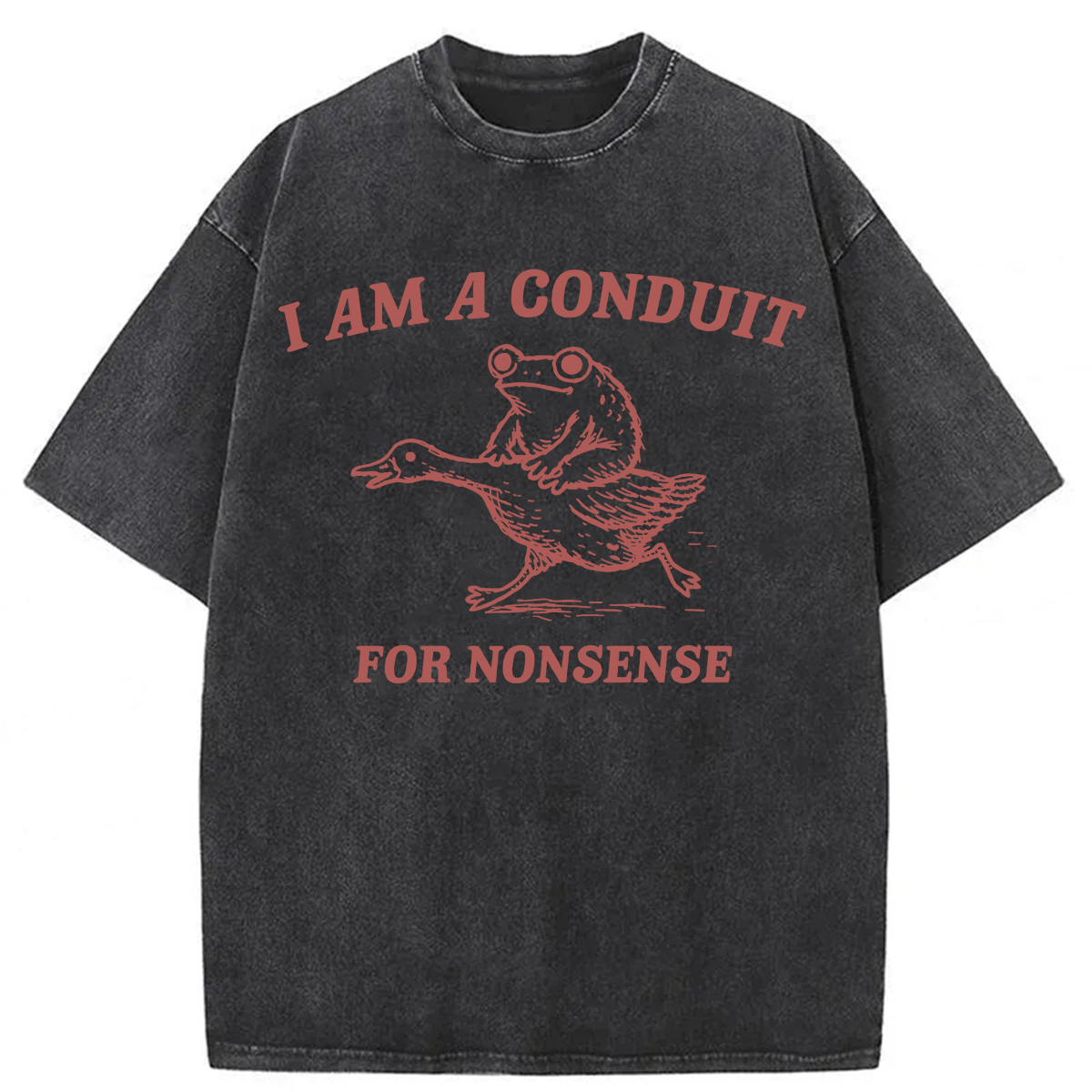 Tokyoviva I Am A Conduit For Nonsense Washed T-shirt