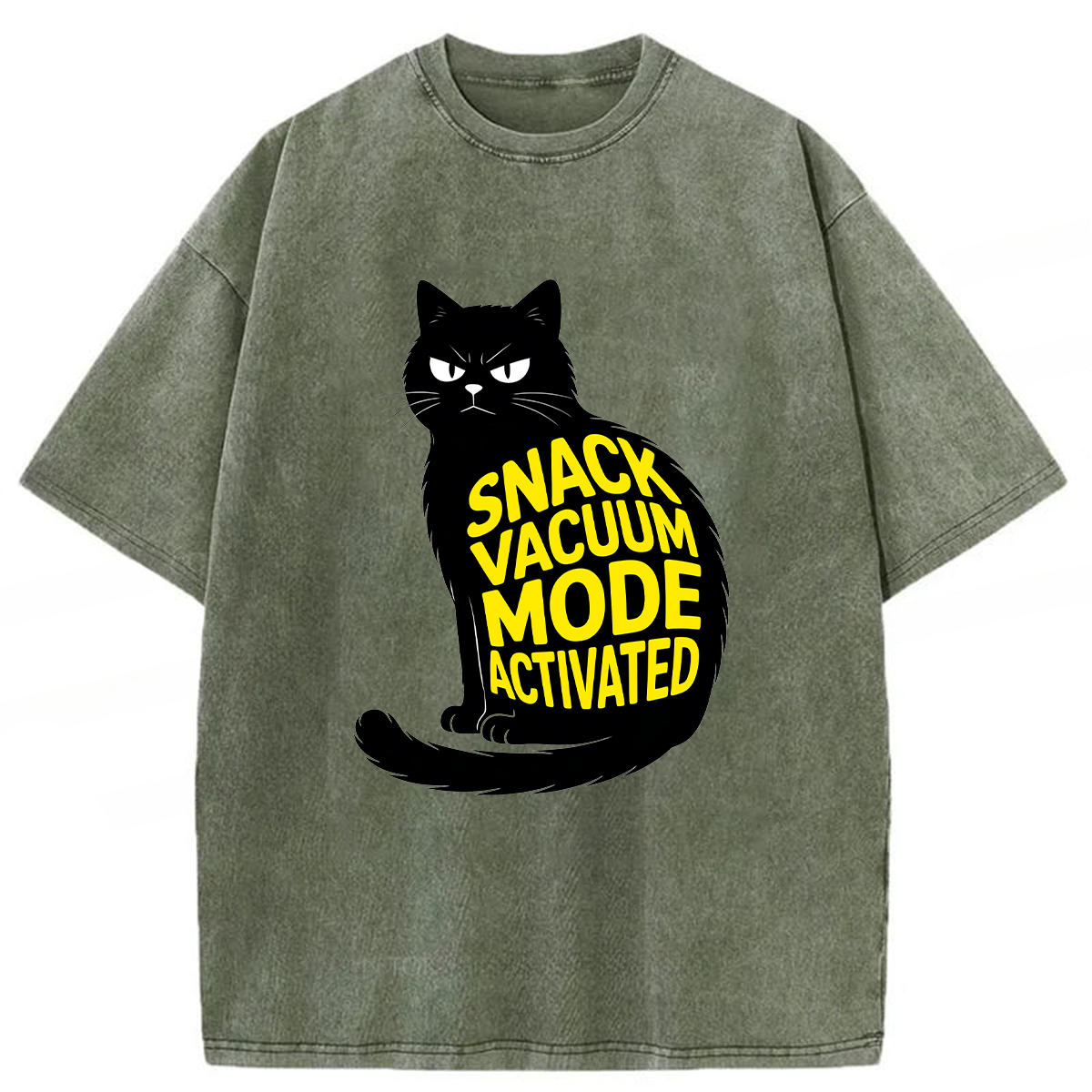 Tokyoviva Snack Vacuum Mode Activated Washed T-Shirt