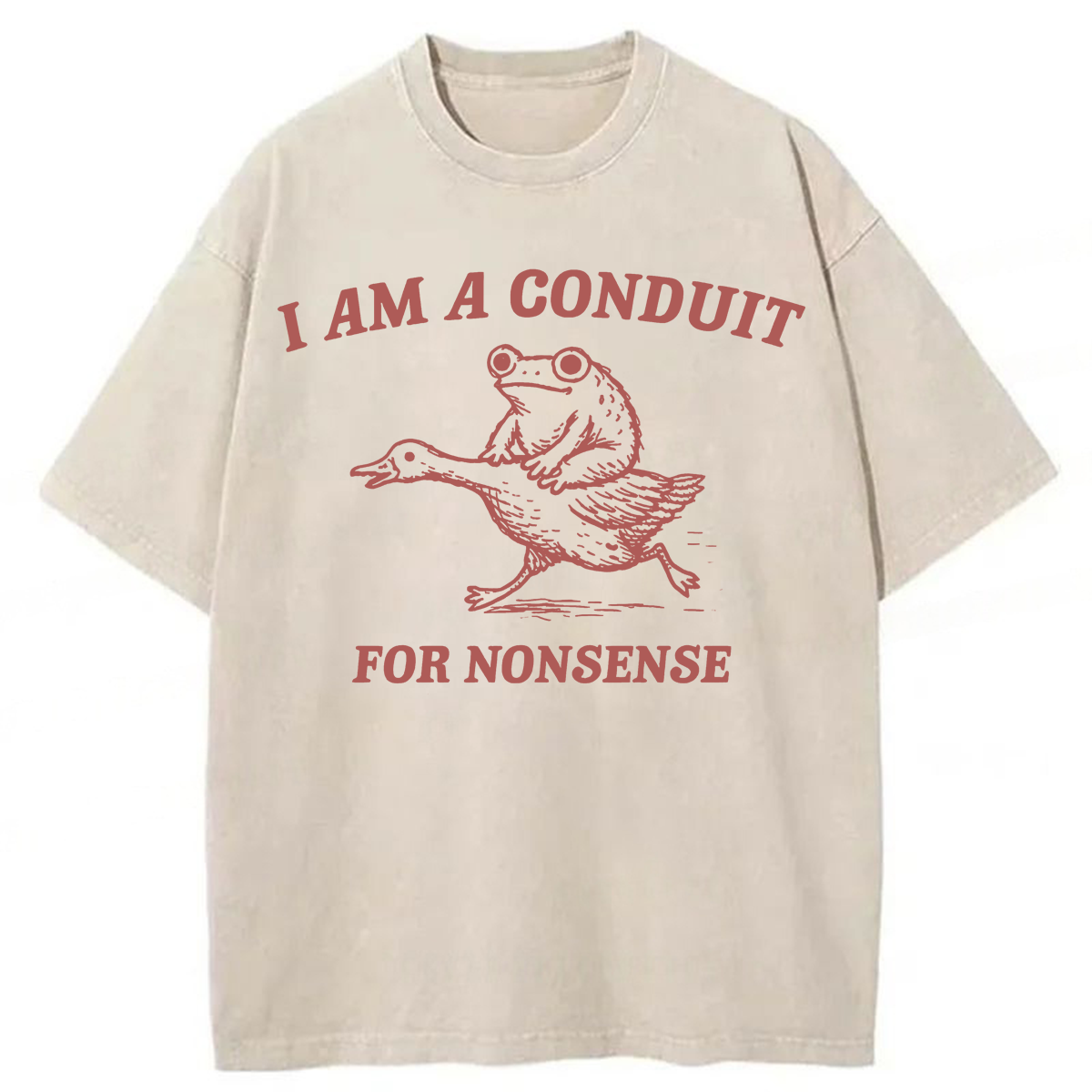 Tokyoviva I Am A Conduit For Nonsense Washed T-shirt