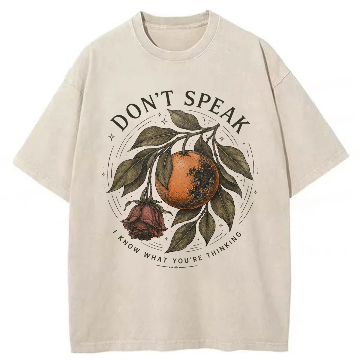Tokyoviva Don't Speak Orange T-shirt