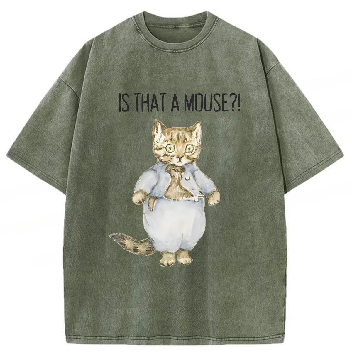 Tokyoviva Startled Cat Washed T-shirt