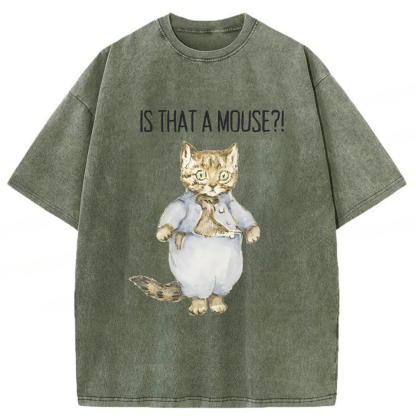 Tokyoviva Startled Cat Washed T-shirt
