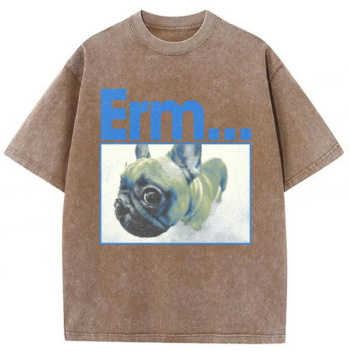 Tokyoviva Funny Dog Graphic Washed T-shirt