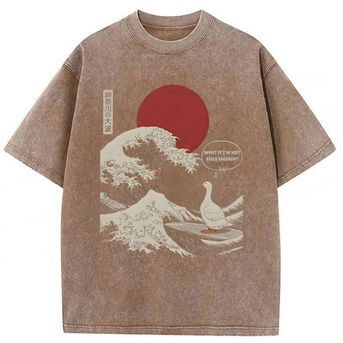Tokyoviva Silly Goose Japanese Wave Washed T-shirt