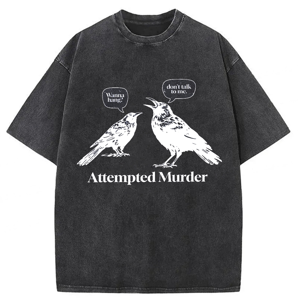 Tokyoviva Murdering Crows Washed T-shirt