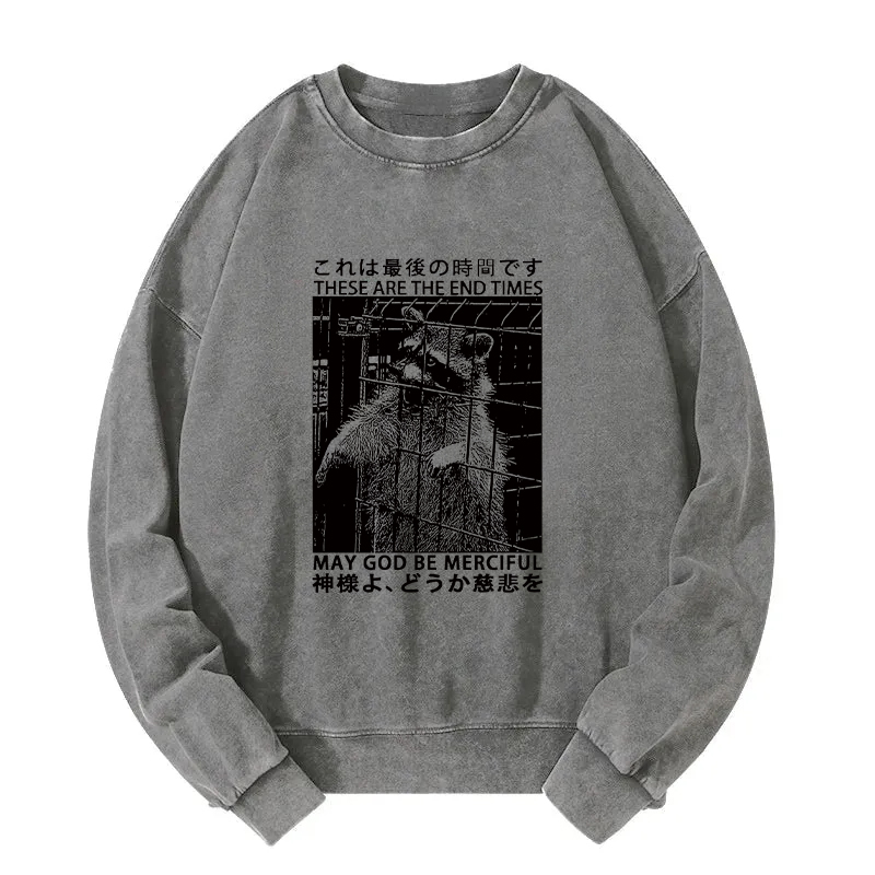 May God Be Merciful Washed Sweatshirt