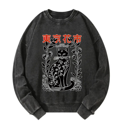 Tokyo Flower Market Washed Sweatshirt