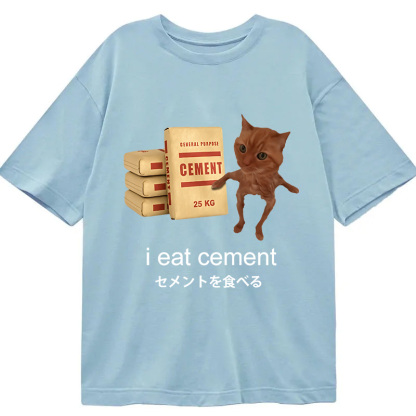 I Eat Cement Meme Classic T-Shirt