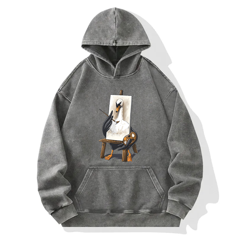 Goose's Self-Portrait Washed Hoodie