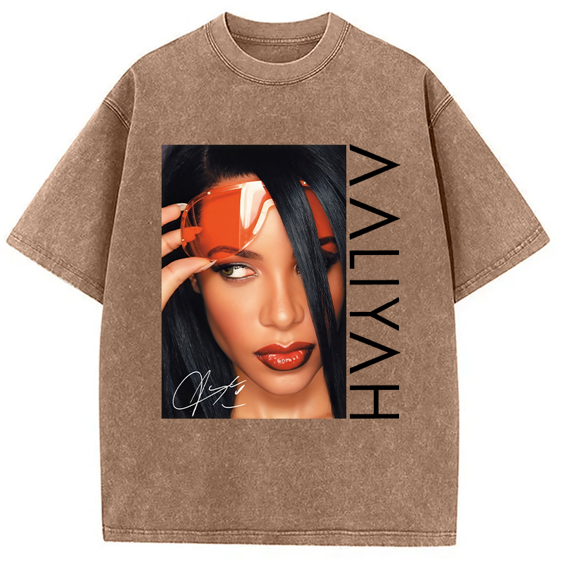 Aaliyah Vintage Washed T-Shirt
