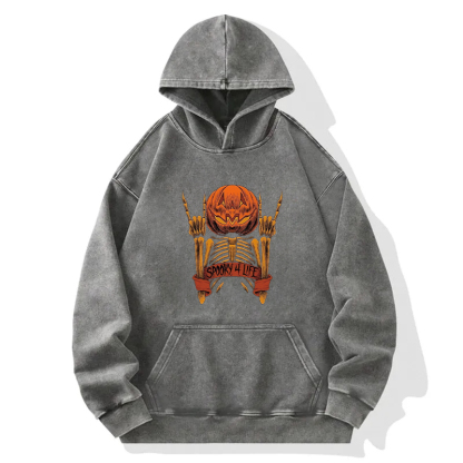 Spooky For Life Washed Hoodie